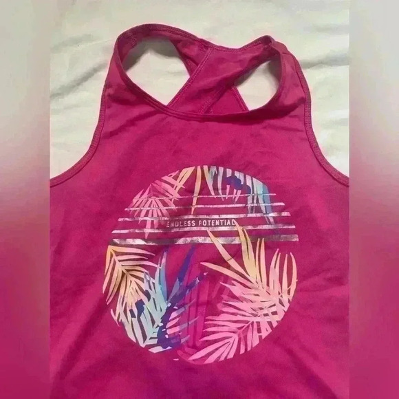 Jumping Beans Two Piece Size 6 Matching Tank Short Set Pink - Picture 3 of 6